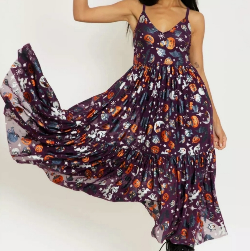 ISO Trick or Treat Sheer Midaxi Dress